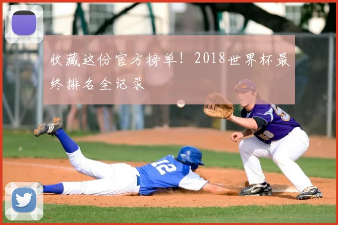 收藏这份官方榜单!2018世界杯最终排名全记录